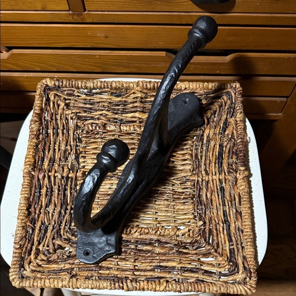 Pottery Barn Black Iron Wall Hook - Picture 2 of 5